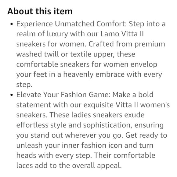 Lamo Vita II Women’s Size‎ 8 Black Canvas Walking Sneakers OrthoLite Insole NWT - Picture 4 of 16